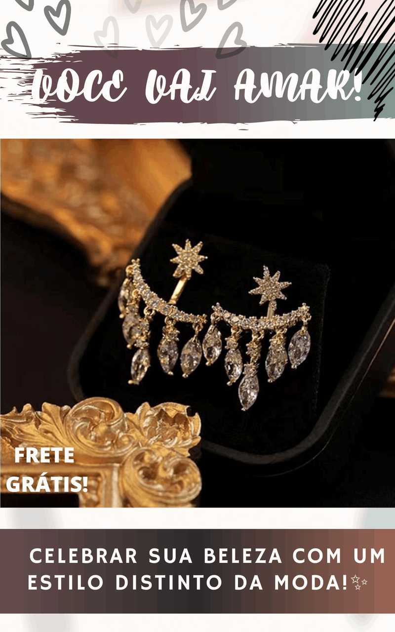 Elegante Gotas Brilhantes