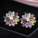 Brinco Flor Cristal (LEVE 2 PAGUE 1)