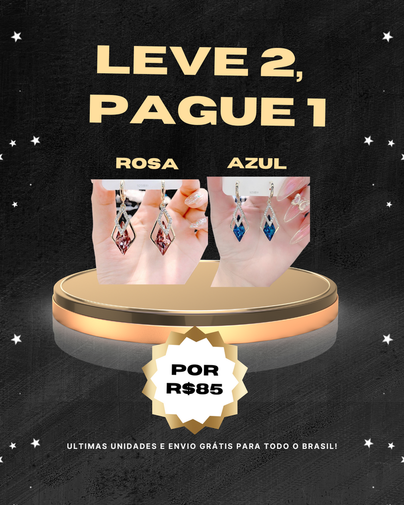 Argola Cristal Cida (Leve 2 Pague 1)