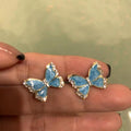 Brinco Borboleta  Gota