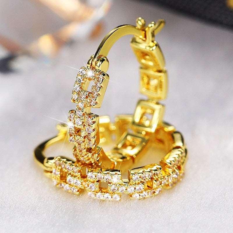 Brinco Corrente Banhado a Ouro 18k