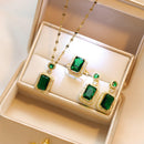Conjunto de Luxo Emerald Luxe em Cobre